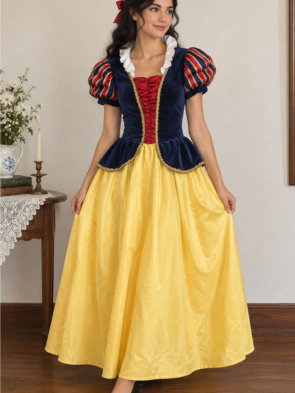 Snow White Princess Costume Women’s S 2/4